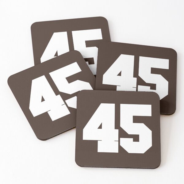 Item preview, 45 Number Cleveland Sports Fourty-Five Brown Jersey designed and sold by HelloFromAja.