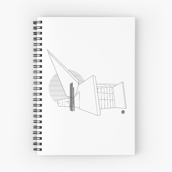 Item preview, Zaha Hadid | Vitra Fire Station Graphic Line Drawing designed and sold by Emma Coast.