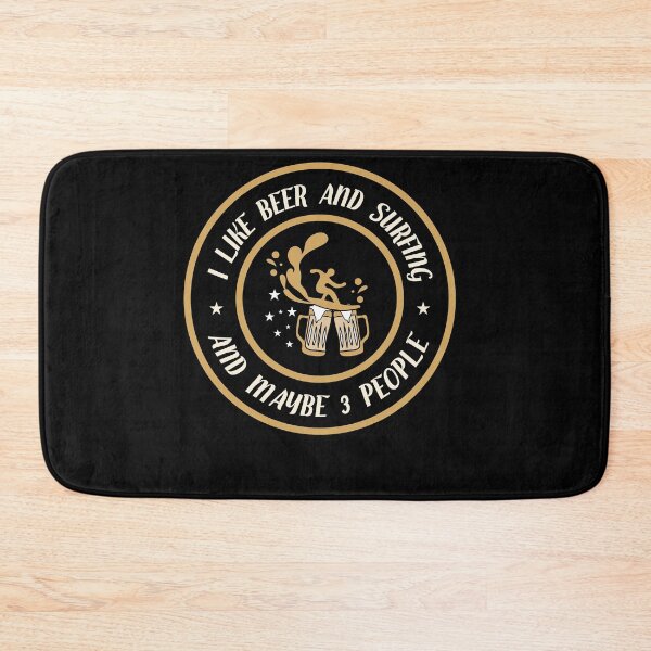 Item preview, Vintage I Like Beer And Surfing And Maybe 3 People Gift designed and sold by shirti.