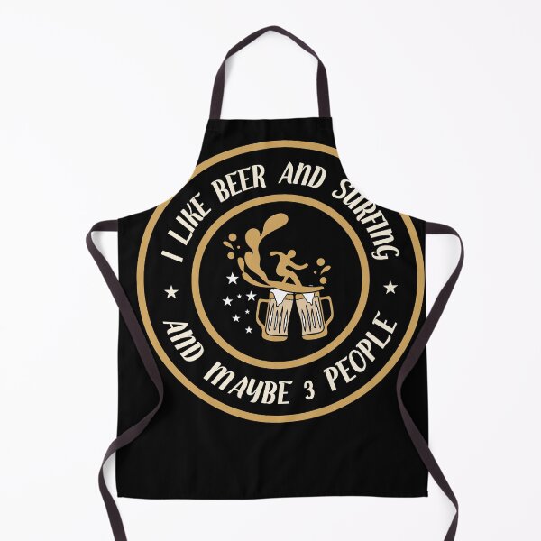 Item preview, Vintage I Like Beer And Surfing And Maybe 3 People Gift designed and sold by shirti.