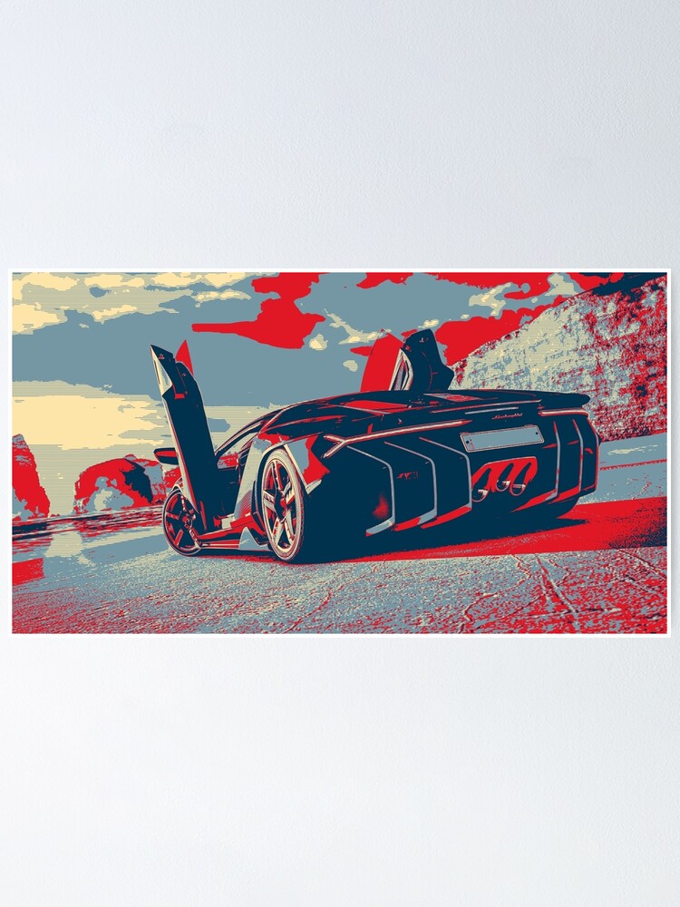 Póster «Lamborghini Terzo Millennio Trasero 1» de NawbuSmart | Redbubble