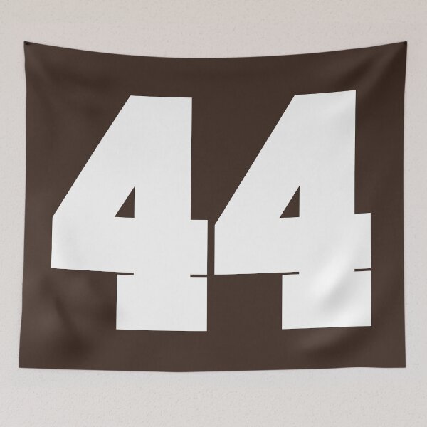 Item preview, 44 Number Cleveland Sports Fourty-Four Brown Jersey designed and sold by HelloFromAja.