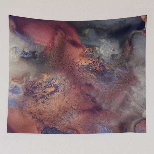 Item preview, Mars in Red, Grey and Copper designed and sold by Jenie Yolland.