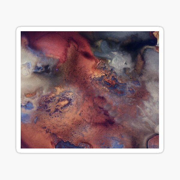 Item preview, Mars in Red, Grey and Copper designed and sold by Jenie Yolland.