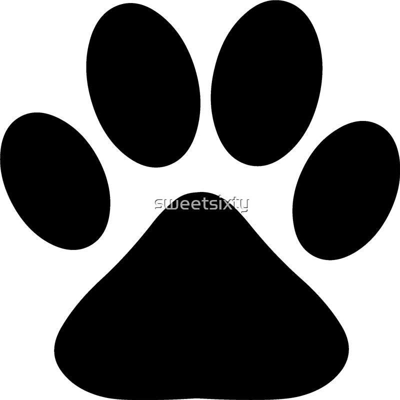 "Dog Paw" Stickers by sweetsixty Redbubble