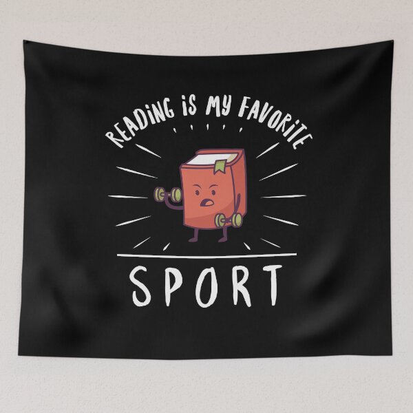 Item preview, Reading is my favorite Sport book lover gifts designed and sold by Grimbart.