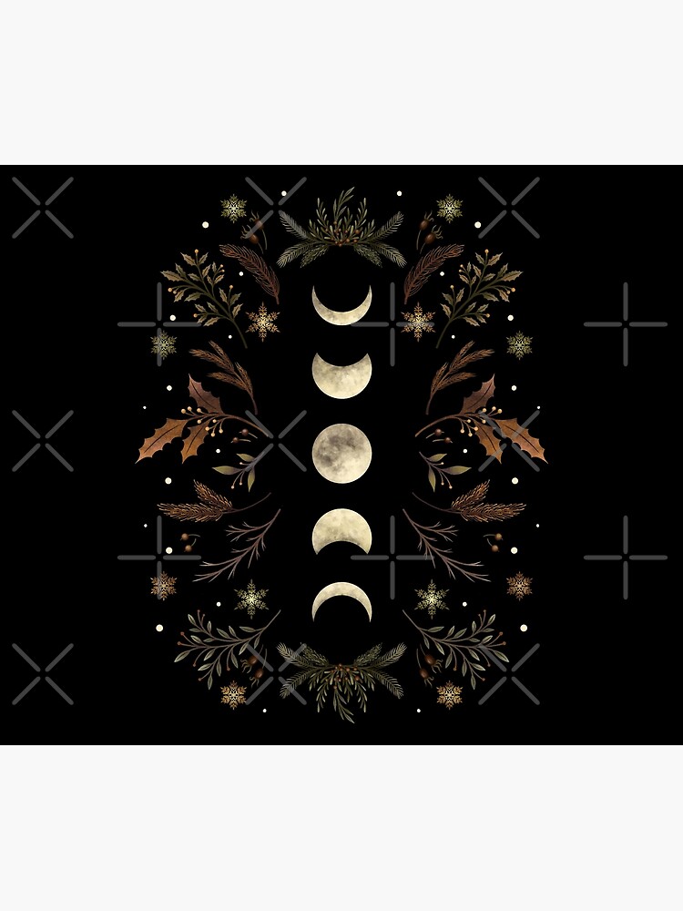 Moonlit Garden-Winter Brown by episodicDrawing