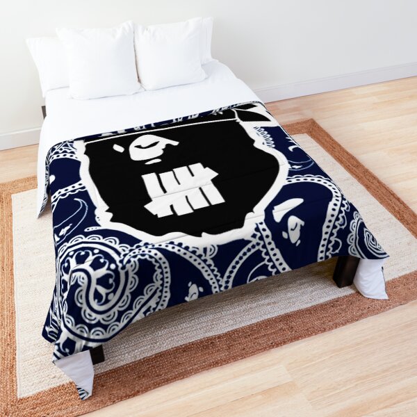 Blue Bape Texture Comforter