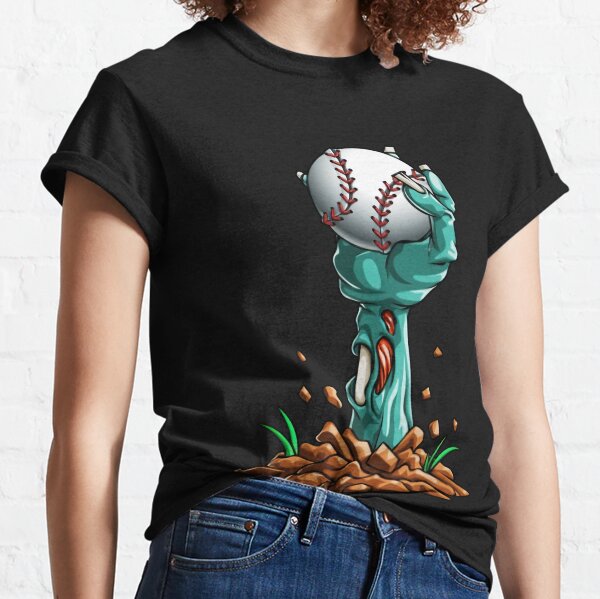  Halloween Zombie Player Baseball , Scary Baseball Ball Raglan  Baseball Tee : Clothing, Shoes & Jewelry