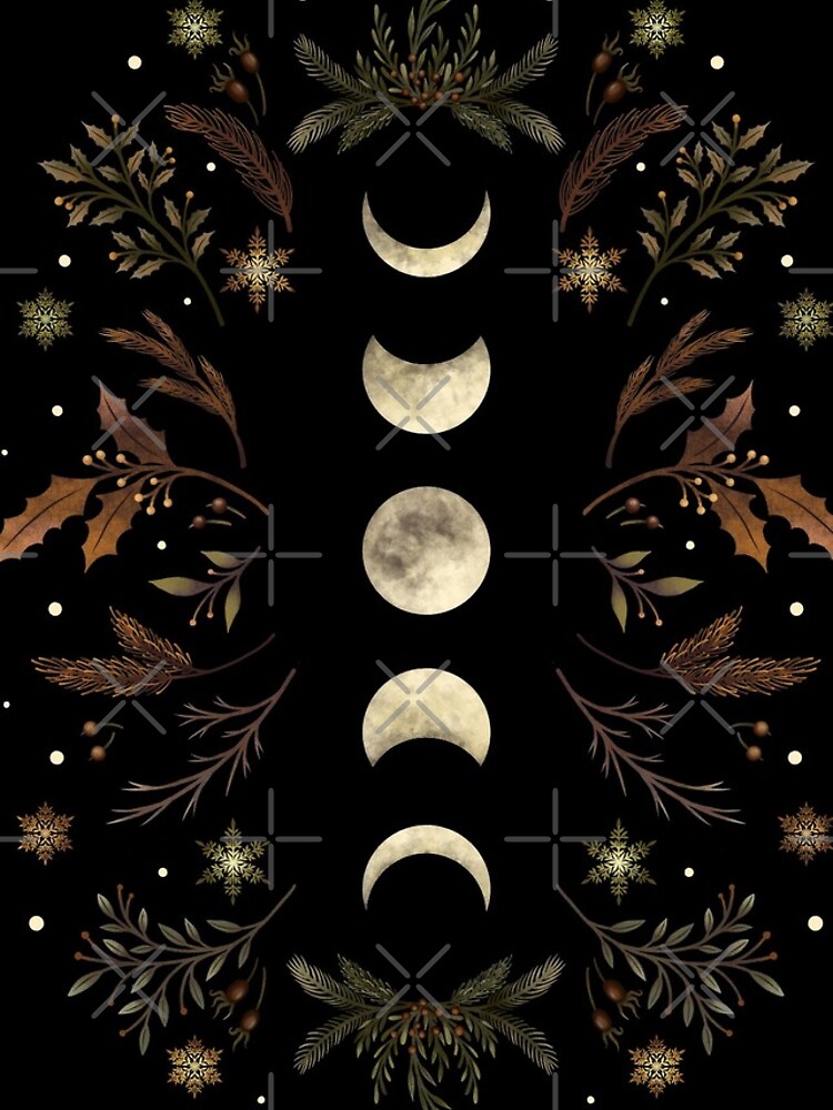 Moonlit Garden-Winter Brown by episodicDrawing