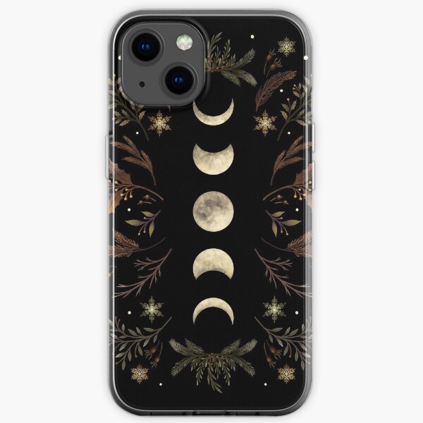 Moonlit Garden-Winter Brown iPhone Soft Case