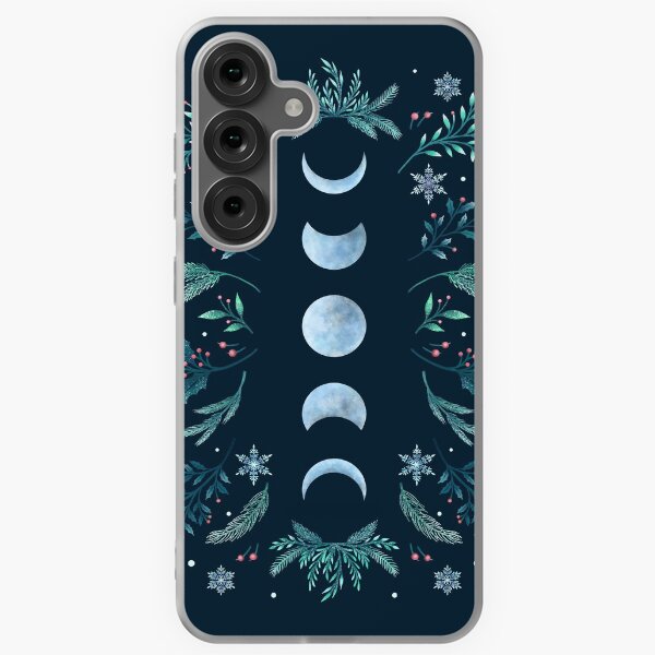 Item preview, Moonlit Garden-Teal Snow designed and sold by episodicDrawing.