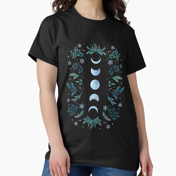 Item preview, Moonlit Garden-Teal Snow designed and sold by episodicDrawing.