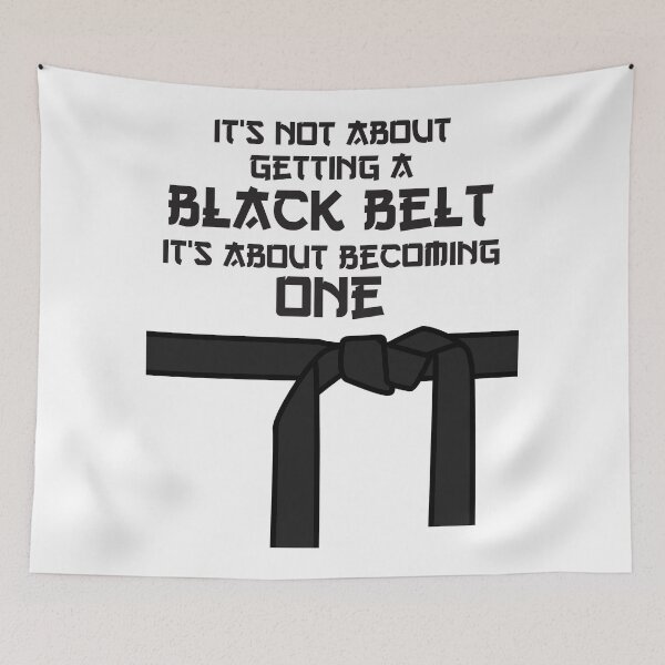 Item preview, It's Not About Getting A Black Belt It's About Becoming One designed and sold by 4AllTimes.