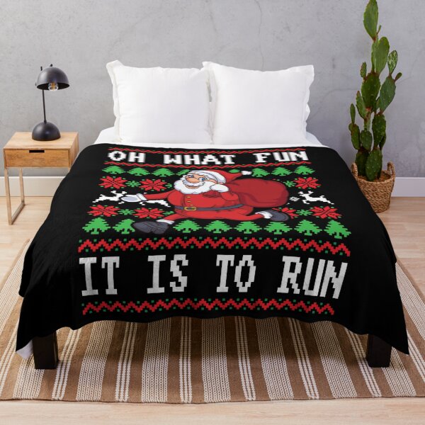 Item preview, Oh What Fun It Is To Run Christmas Running Gift Santa Run  designed and sold by Extrakt.
