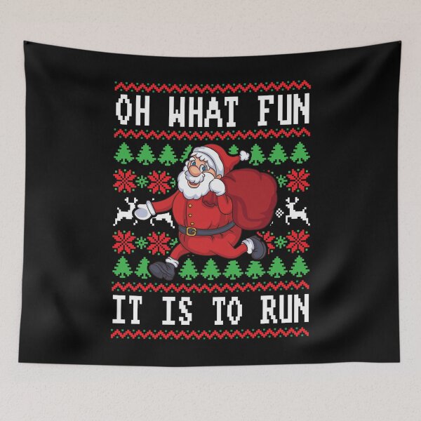 Item preview, Oh What Fun It Is To Run Christmas Running Gift Santa Run  designed and sold by Extrakt.