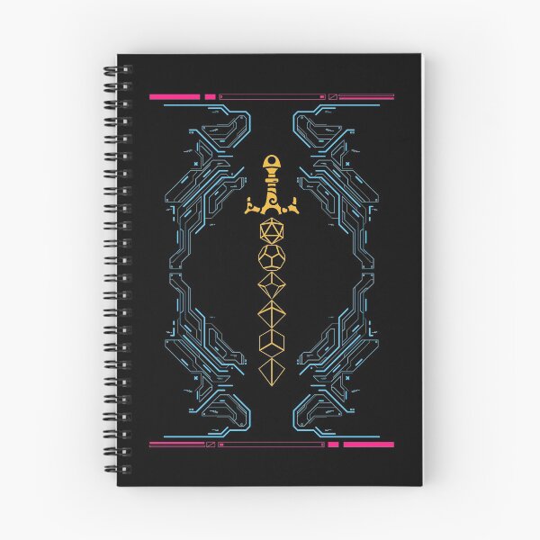 Item preview, Synthwave Futuristic Minimalist Polyhedral Dice Sword designed and sold by pixeptional.