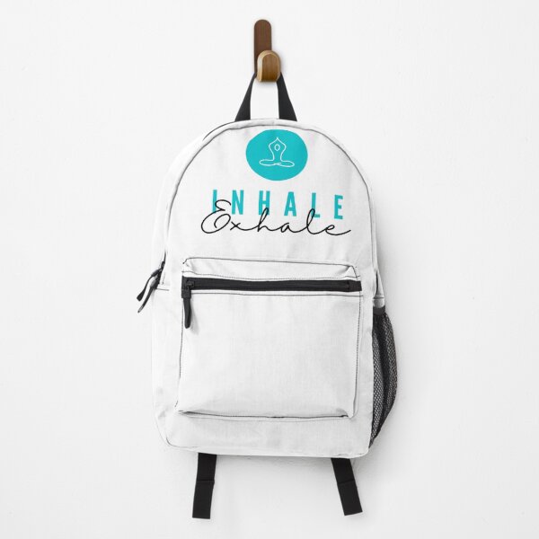 Item preview, Pastel Blue Inhale Exhale Yoga Design designed and sold by FLUMPYFINGERS.