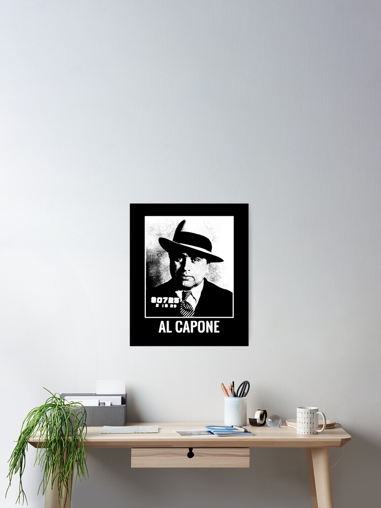 Uncle Al Capone Portrait Gangster Boss Poster