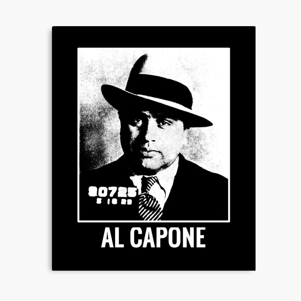 Uncle Al Capone Portrait Gangster Boss Poster