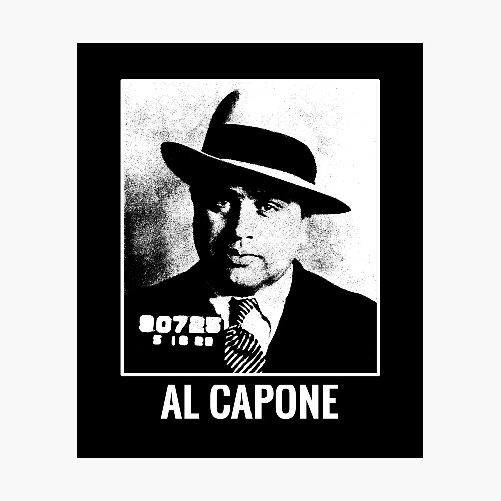 Uncle Al Capone Portrait Gangster Boss Poster