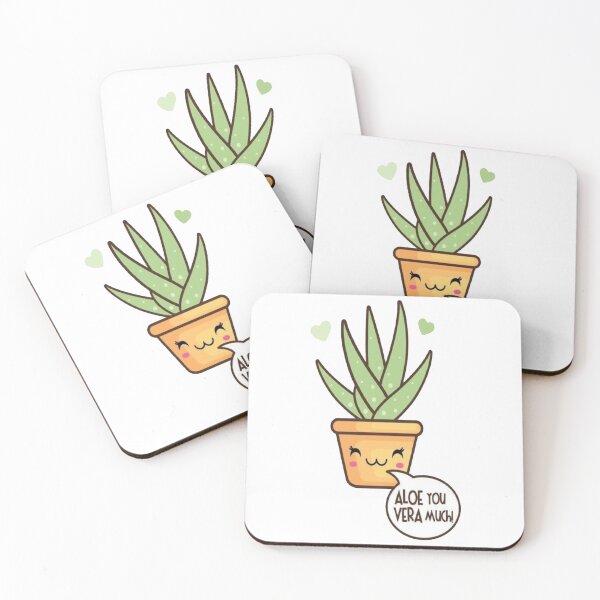 Item preview, cute aloe vera plant designed and sold by dancingpotato.