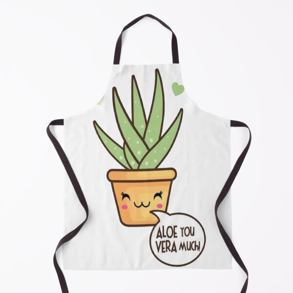 Item preview, cute aloe vera plant designed and sold by dancingpotato.