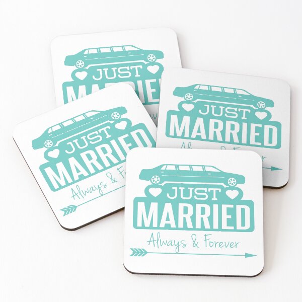 Item preview, Just Married Always Always And Forever designed and sold by 4AllTimes.