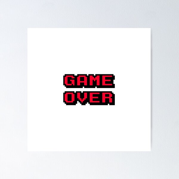 Item preview, Game Over designed and sold by JustFunsies.