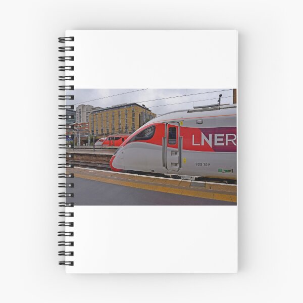 Item preview, LNER Azuma trains with a class 91 loco at Kings Cross designed and sold by Random Railways.