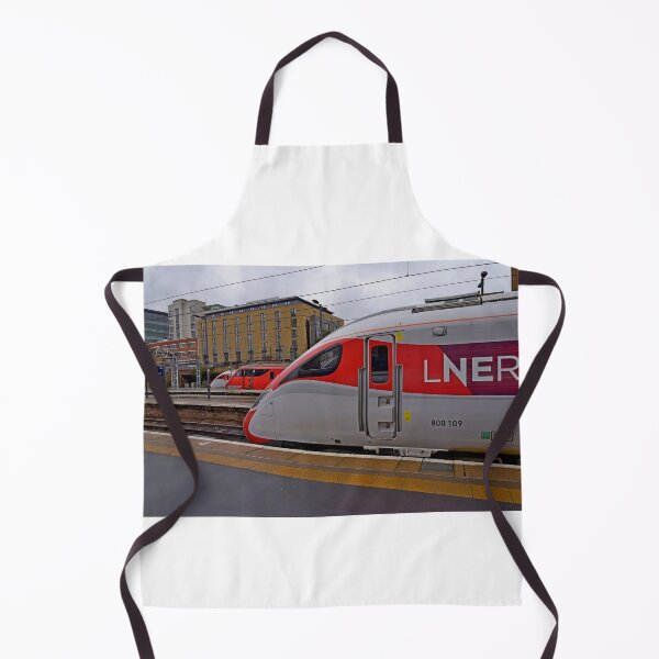 Item preview, LNER Azuma trains with a class 91 loco at Kings Cross designed and sold by Random Railways.