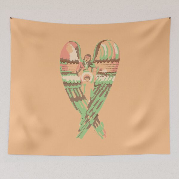Item preview, Christian fresco of religious angel - retro style designed and sold by amazimals.