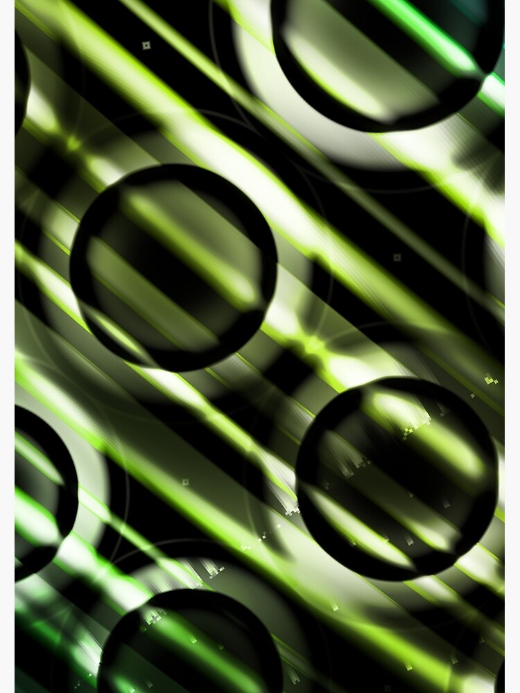 Green Yellow Blue Circles Design by garretbohl