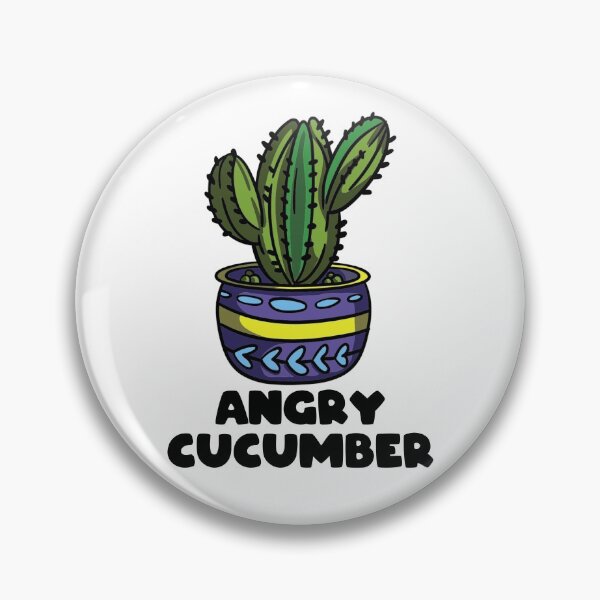 Item preview, Cactus Angry Cucumber Cute designed and sold by azmndesigns.