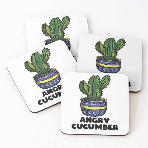 Item preview, Cactus Angry Cucumber Cute designed and sold by azmndesigns.