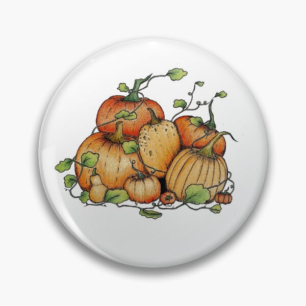 Item preview, Pumpkin Patch Halloween Ink and Coloured Pencil designed and sold by LifaSylvaine.