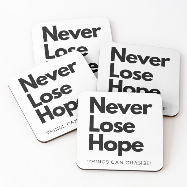 Item preview, Never Lose Hope Inspirational Quote designed and sold by Sam-DesignMart.
