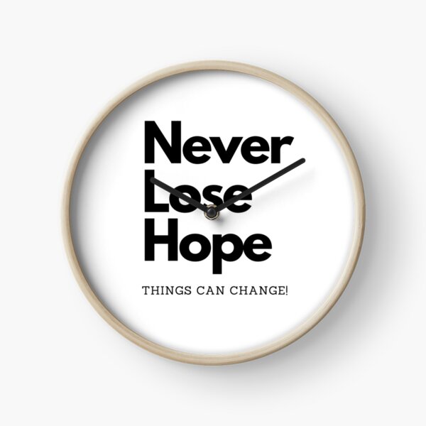 Item preview, Never Lose Hope Inspirational Quote designed and sold by Sam-DesignMart.