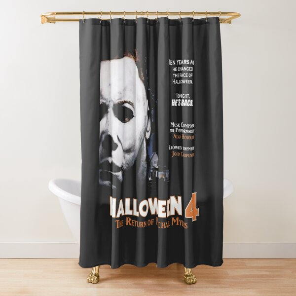 Michael Myers Shower Curtains Redbubble - michael myers roblox piano sheet