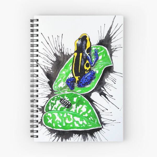 Item preview, T. Bakhuis Dart Frog & Zebra Isopod Watercolor designed and sold by Gyngr-art.