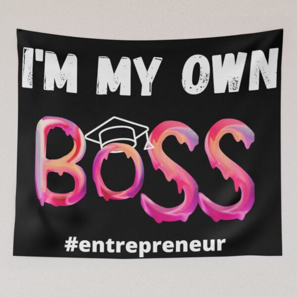 Item preview, I'm my own boss #entrepreneur  designed and sold by Boss  Bubble.
