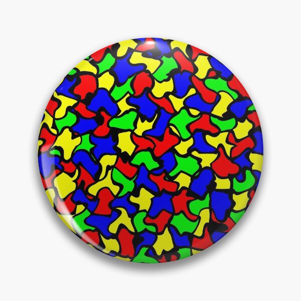 Item preview, Red Green and Blue Wobble Tiles designed and sold by MarkUK97.