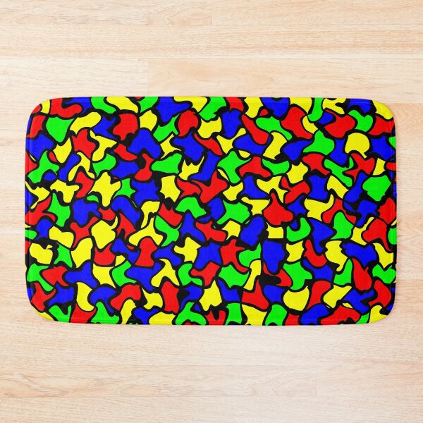Item preview, Red Green and Blue Wobble Tiles designed and sold by MarkUK97.