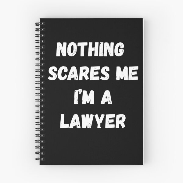 Item preview, Nothing Scares Me I'm a Lawyer designed and sold by AmberSiraj.