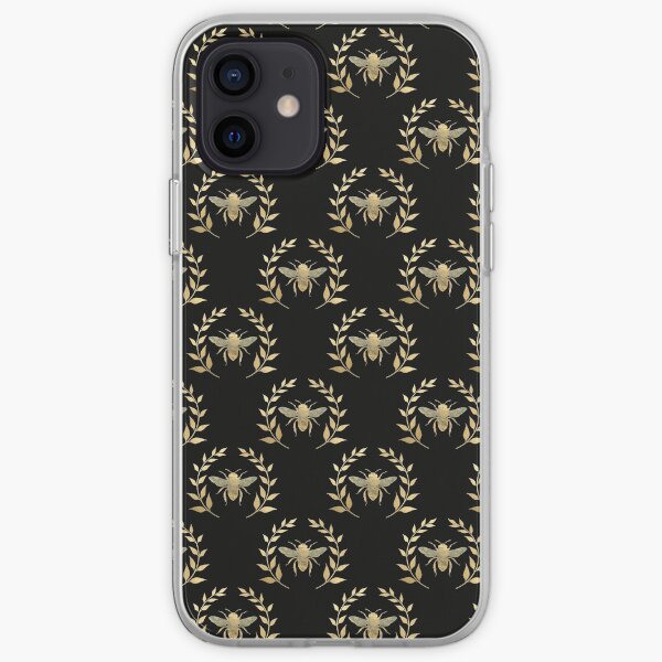 Distressed Golden Bee iPhone Soft Case