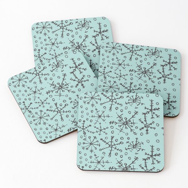 Item preview, Blue Snowflakes designed and sold by nloooo.