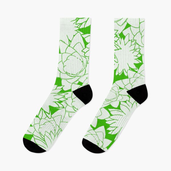 Item preview, Abstract White Flowers on Green designed and sold by AlteredAtelier.
