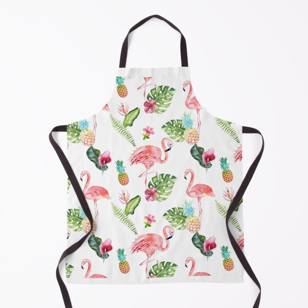 Item preview, Pink Flamingo Watercolor Pattern designed and sold by PixDezines.