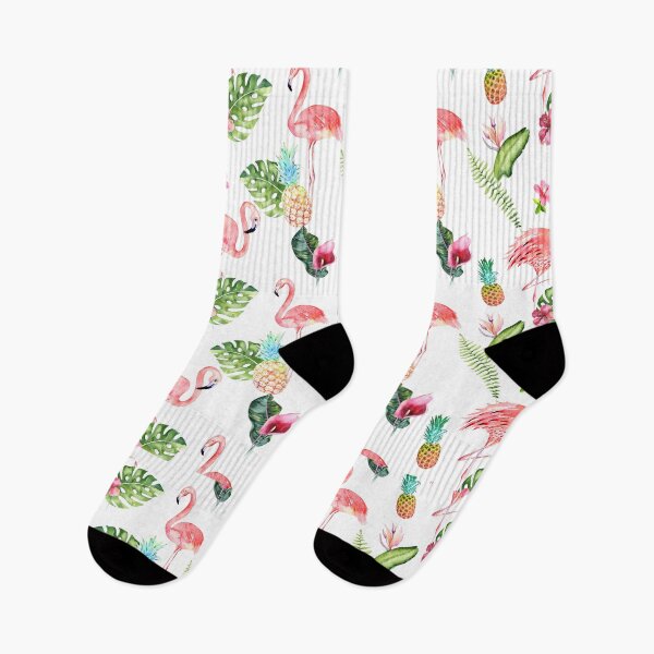 Item preview, Pink Flamingo Watercolor Pattern designed and sold by PixDezines.