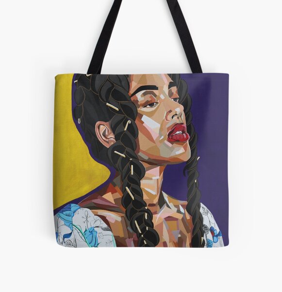 Long Hair Don't Care All Over Print Tote Bag